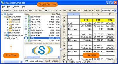 Total Excel Converter 1.01 screenshot Total Excel Converter 1.01 screenshot