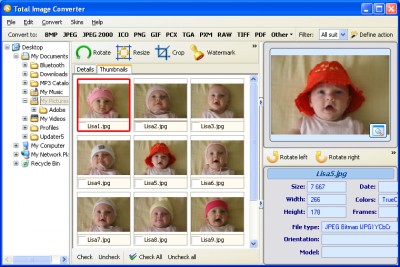 Total Image Converter 1.2 screenshot Total Image Converter 1.2 screenshot
