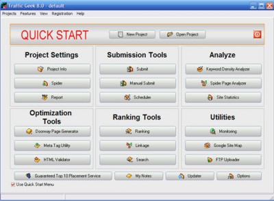 Traffic Geek 8.0 screenshot Traffic Geek 8.0 screenshot