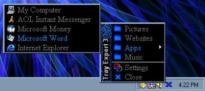 Tray Expert 3.0 screenshot Tray Expert 3.0 screenshot