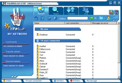 Tribal Web 2.03 screenshot