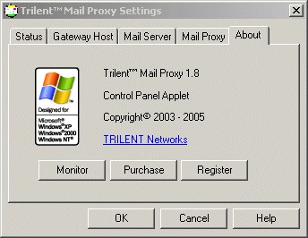Trilent Mail Proxy 1.8 screenshot Trilent Mail Proxy 1.8 screenshot