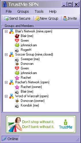 TrustMe SPN 0.6 screenshot