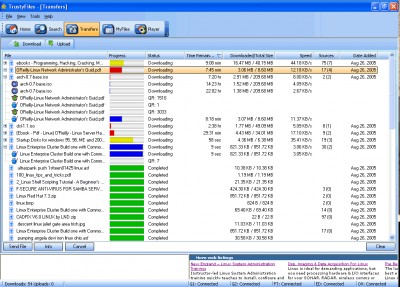 TrustyFiles Pro P2P File Sharing 3.1.0.10 screenshot