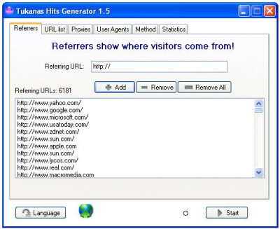 Tukanas Hits Generator 1.0 screenshot Tukanas Hits Generator 1.0 screenshot