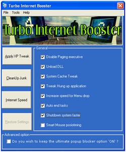 Turbo Internet Booster 2.0 screenshot Turbo Internet Booster 2.0 screenshot