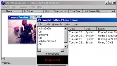 Twilight Utilities Phone and Web Server 2.3.5.7 screenshot Twilight Utilities Phone and Web Server 2.3.5.7 screenshot