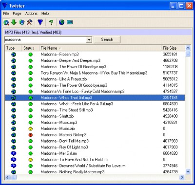 Twister 2.3.2 screenshot