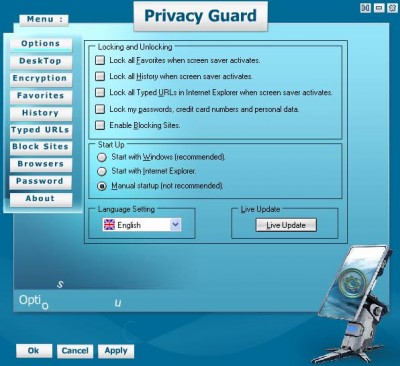 TZ Privacy Guard 3.1.0.0 screenshot TZ Privacy Guard 3.1.0.0 screenshot