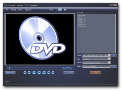 Ultimate DVD Converter 7.3.0903 screenshot Ultimate DVD Converter 7.3.0903 screenshot