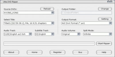 Ultra DVD Ripper 2.0.0804 screenshot Ultra DVD Ripper 2.0.0804 screenshot