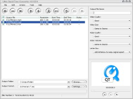Ultra QuickTime Converter 2.3.0916 screenshot Ultra QuickTime Converter 2.3.0916 screenshot