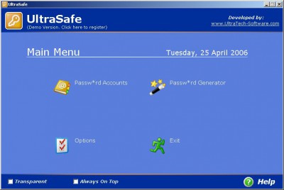 UltraSafe 1.0 screenshot
