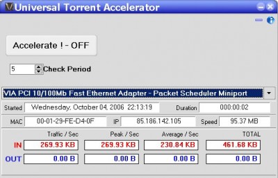 Universal Torrent Accelerator 1.0 screenshot Universal Torrent Accelerator 1.0 screenshot
