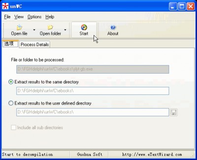 unWC 2.70 screenshot unWC 2.70 screenshot