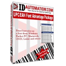UPC, EAN, JAN and ISBN Barcode Fonts 3.7 screenshot UPC, EAN, JAN and ISBN Barcode Fonts 3.7 screenshot