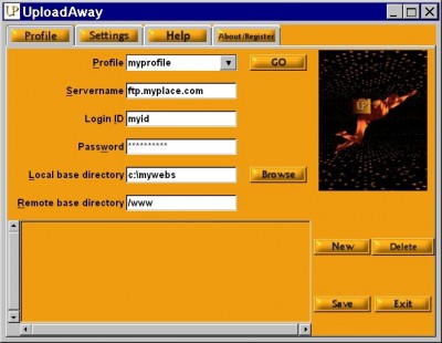 UploadAway 1.0 screenshot UploadAway 1.0 screenshot