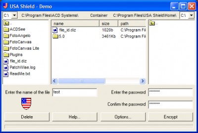 USA Shield 2.15 screenshot USA Shield 2.15 screenshot