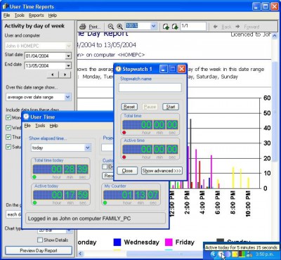 UserTime 1.2.005 screenshot UserTime 1.2.005 screenshot