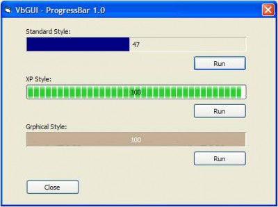 VB Progress-Bar ActiveX (OCX) 1.0 screenshot