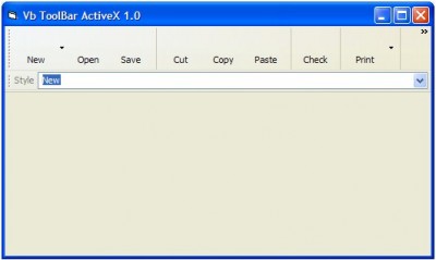 VB ToolBar ActiveX (OCX) 1.0 screenshot