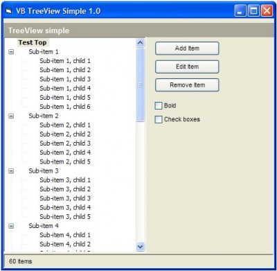 VB TreeView ActiveX (OCX) 1.0 screenshot