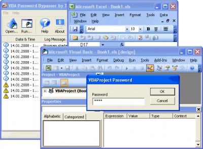VBA Password Bypasser (TSVPB) 1.6 screenshot