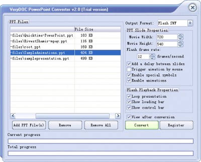 VeryDOC PowerPoint Converter 2.01 screenshot