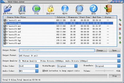 VIDE0 Joiner 17.8.11 screenshot