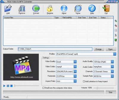 VIDE0 to MP4 Converter 20.2.902 screenshot VIDE0 to MP4 Converter 20.2.902 screenshot