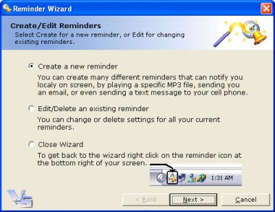 Vinade Reminder 2.1 screenshot Vinade Reminder 2.1 screenshot