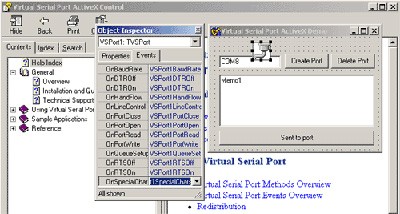 Virtual Serial Port ActiveX Control 3.0.1 screenshot Virtual Serial Port ActiveX Control 3.0.1 screenshot