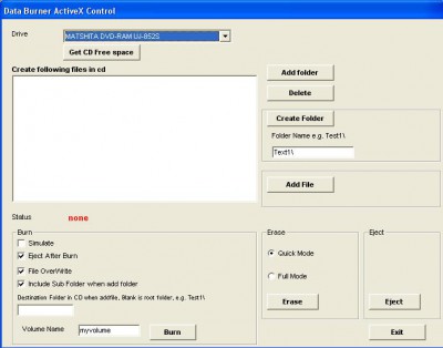 VISCOM Data Burner ActiveX Ocx SDK 3.13 screenshot VISCOM Data Burner ActiveX Ocx SDK 3.13 screenshot