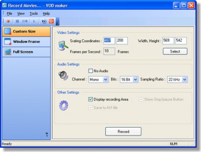 VoDMaker 1.2 screenshot VoDMaker 1.2 screenshot