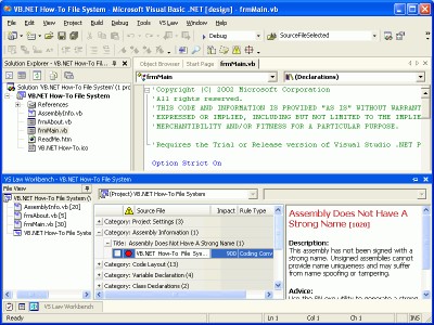 VS Law Workstation 1.0 screenshot