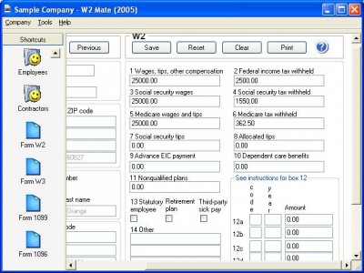 W2 Forms - screenshot