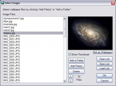 Wallpaper Mate 1.07 screenshot Wallpaper Mate 1.07 screenshot