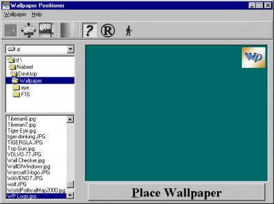 Wallpaper Positioner 1.2 screenshot Wallpaper Positioner 1.2 screenshot