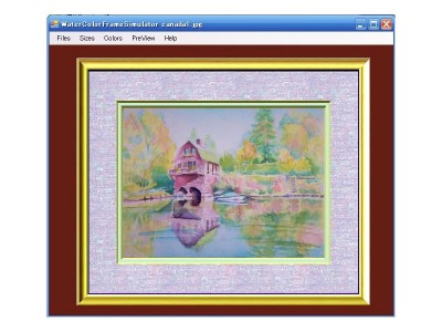 WaterColorFrameSimulator 1.0.0.1 screenshot