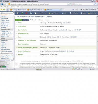 wE-manage V1.10 screenshot wE-manage V1.10 screenshot