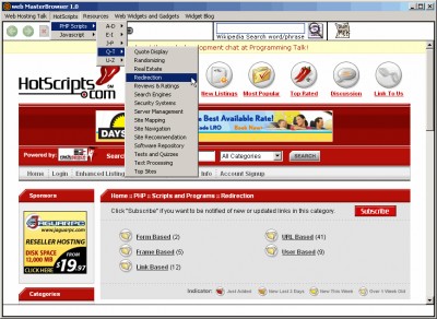 web MasterBrowser 1.0 screenshot web MasterBrowser 1.0 screenshot