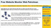Web Patrolman Free Website Monitor 1.0 screenshot Web Patrolman Free Website Monitor 1.0 screenshot