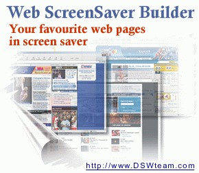 Web Screen Saver Builder 5.0 screenshot