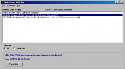 Web Surfer Watcher 1.0.0 screenshot