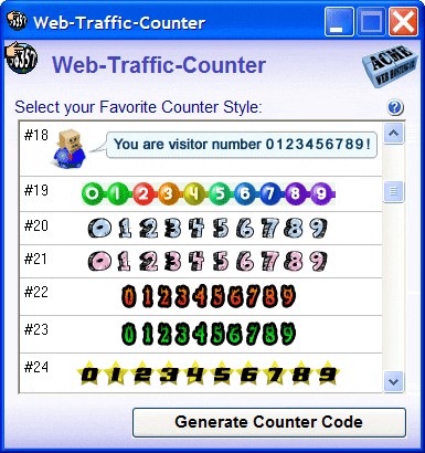 Web-Traffic-Counter 103.62a screenshot Web-Traffic-Counter 103.62a screenshot