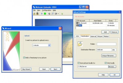 Webcam Uploader 2004 4.0 screenshot Webcam Uploader 2004 4.0 screenshot
