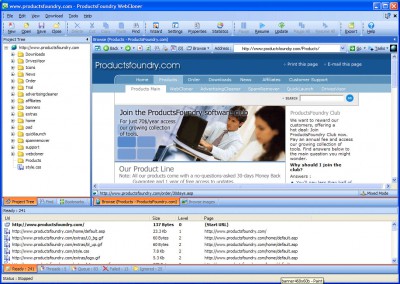 WebCloner Offline Browser 2.5 screenshot WebCloner Offline Browser 2.5 screenshot