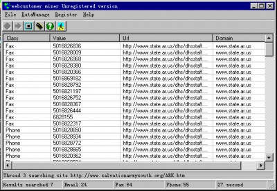 webcustomer miner 2.60 screenshot webcustomer miner 2.60 screenshot