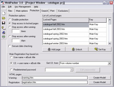 WebPacker 3.32 screenshot