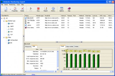 Website Monitoring Expert 4.5.8 screenshot